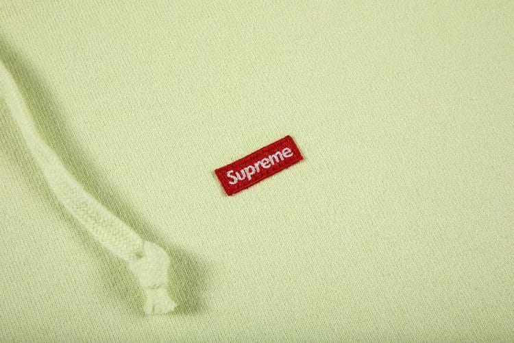 Supreme Small Box Hoodie Pale Green