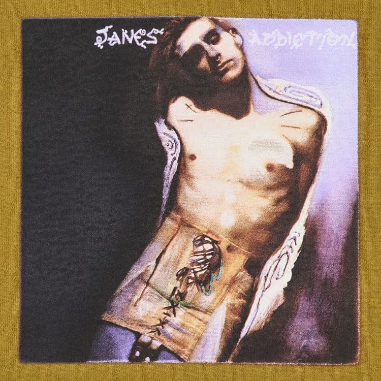 Supreme x Jane's Addiction Hoodie Dark Mustard