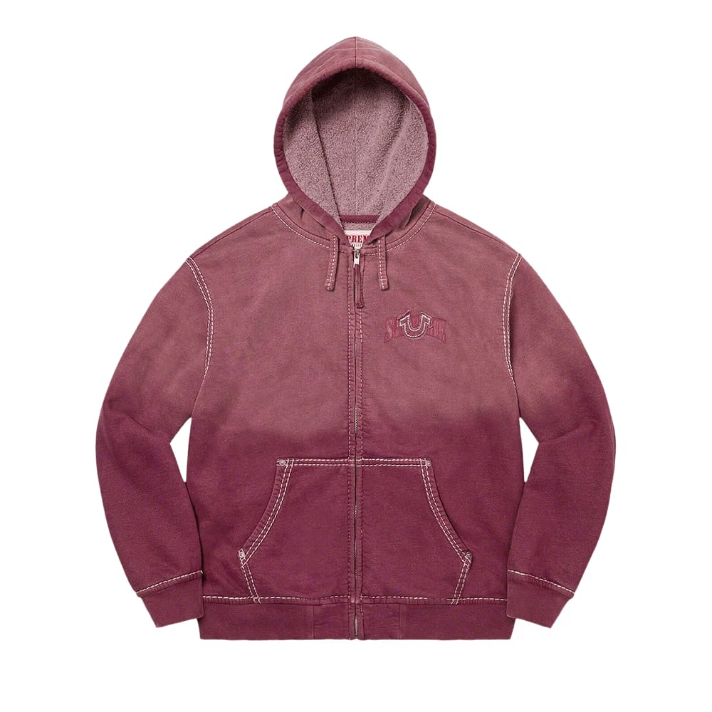 Supreme x True Religion Zip Up Hoodie Eggplant