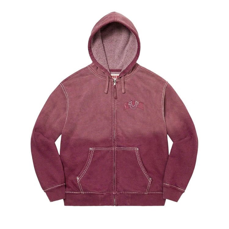 Supreme x True Religion Zip Up Hoodie Eggplant