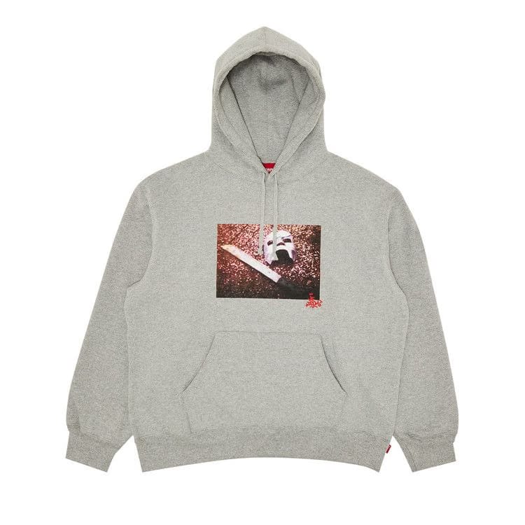 Supreme MF DOOM Hoodie Heather Grey