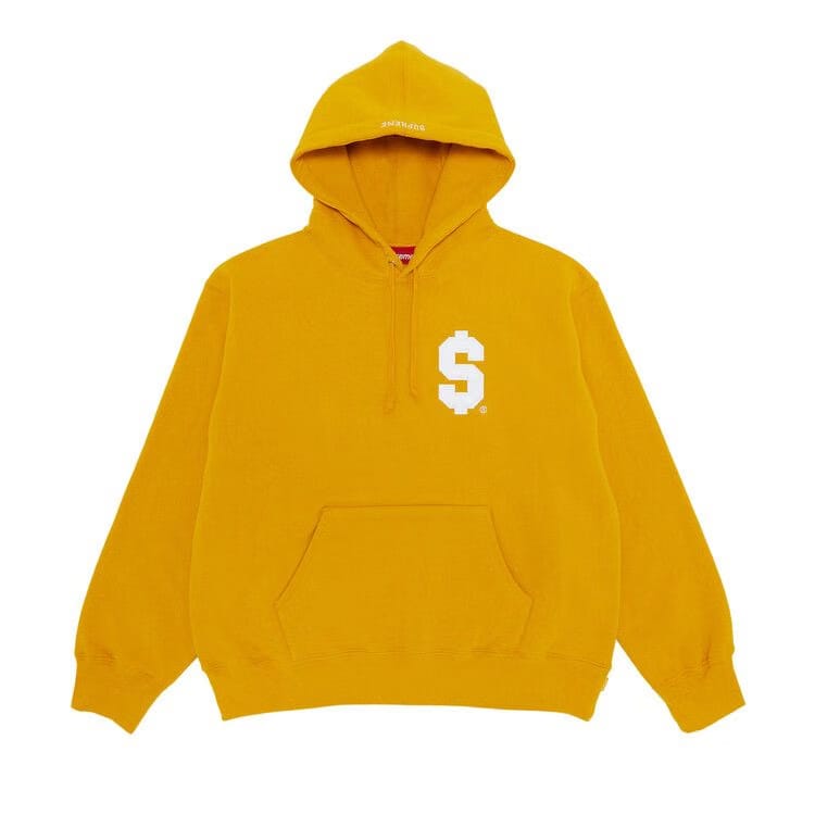 Supreme $ Hoodie Gold