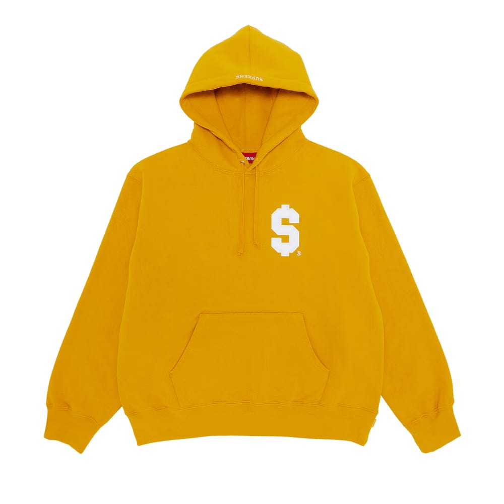 Supreme $ Hoodie Gold