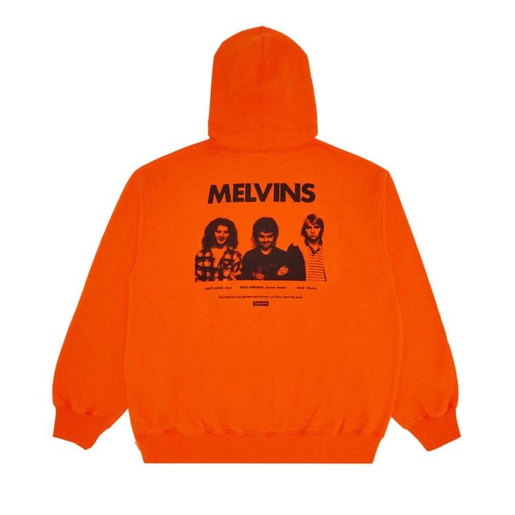 Supreme x Melvins Hoodie Bright Orange
