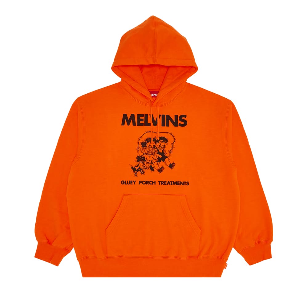 Supreme x Melvins Hoodie Bright Orange