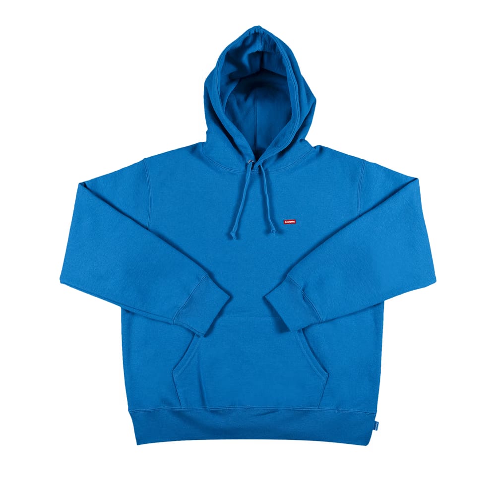 Supreme Small Box Hoodie Bright Blue