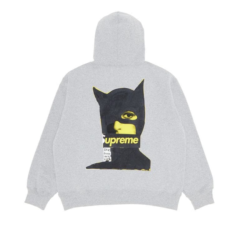 Supreme Catwoman Hoodie Heather Grey