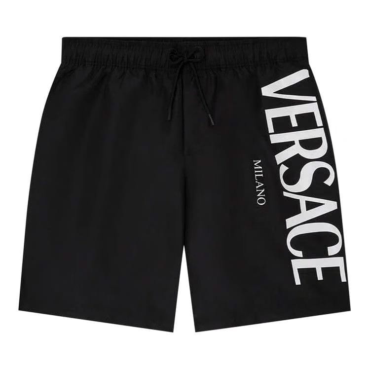 Versace Long Boxer Swimsuit Black