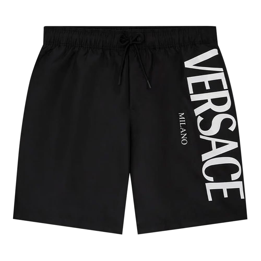 Versace Long Boxer Swimsuit Black