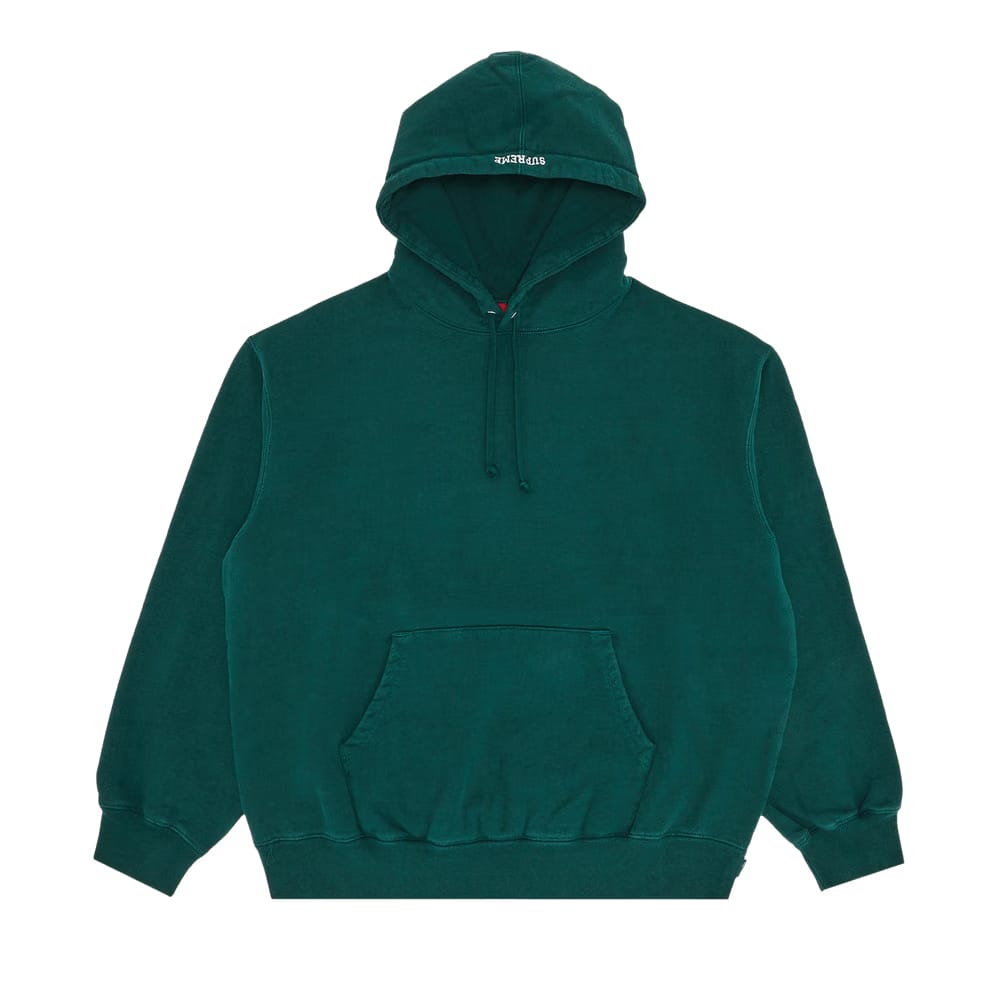 Supreme Paint Hoodie Dark Green