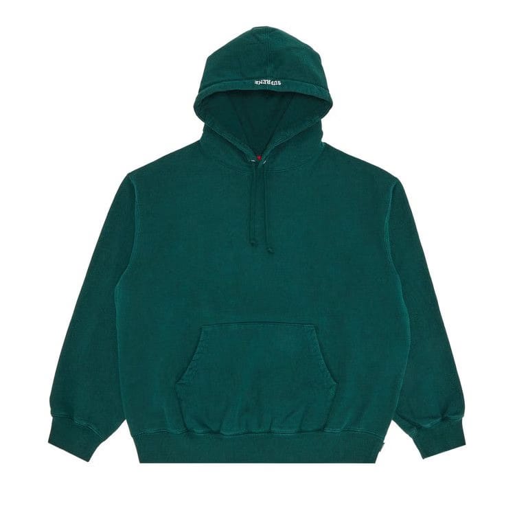 Supreme Paint Hoodie Dark Green