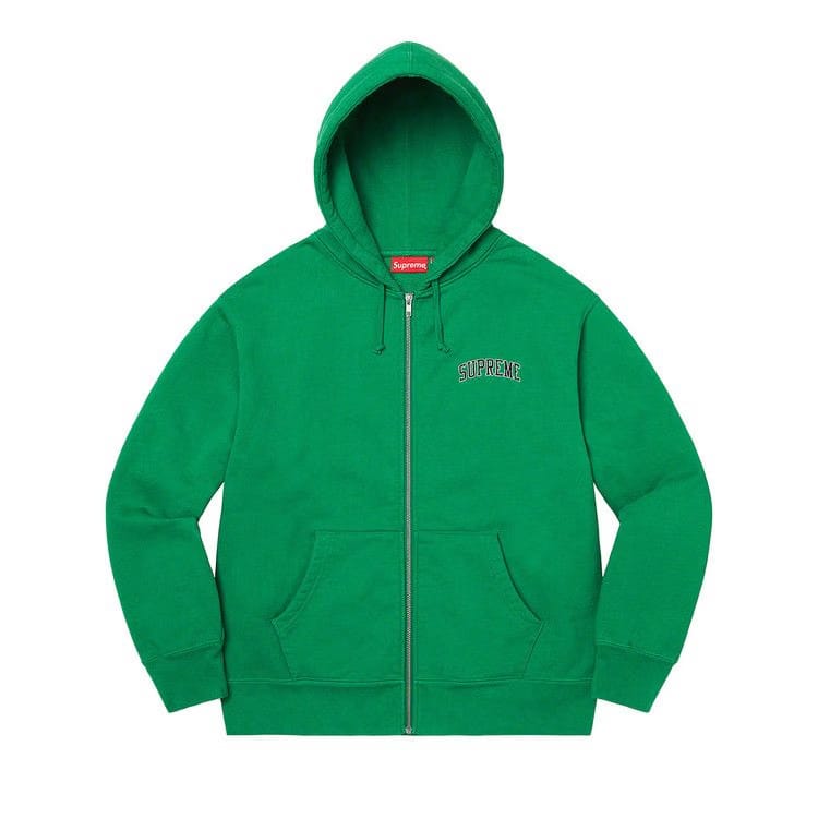 Supreme Doughboy Zip Up Hoodie Green