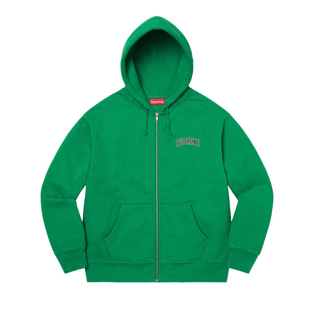 Supreme Doughboy Zip Up Hoodie Green
