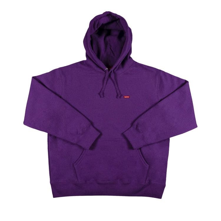 Supreme Small Box Hoodie Purple