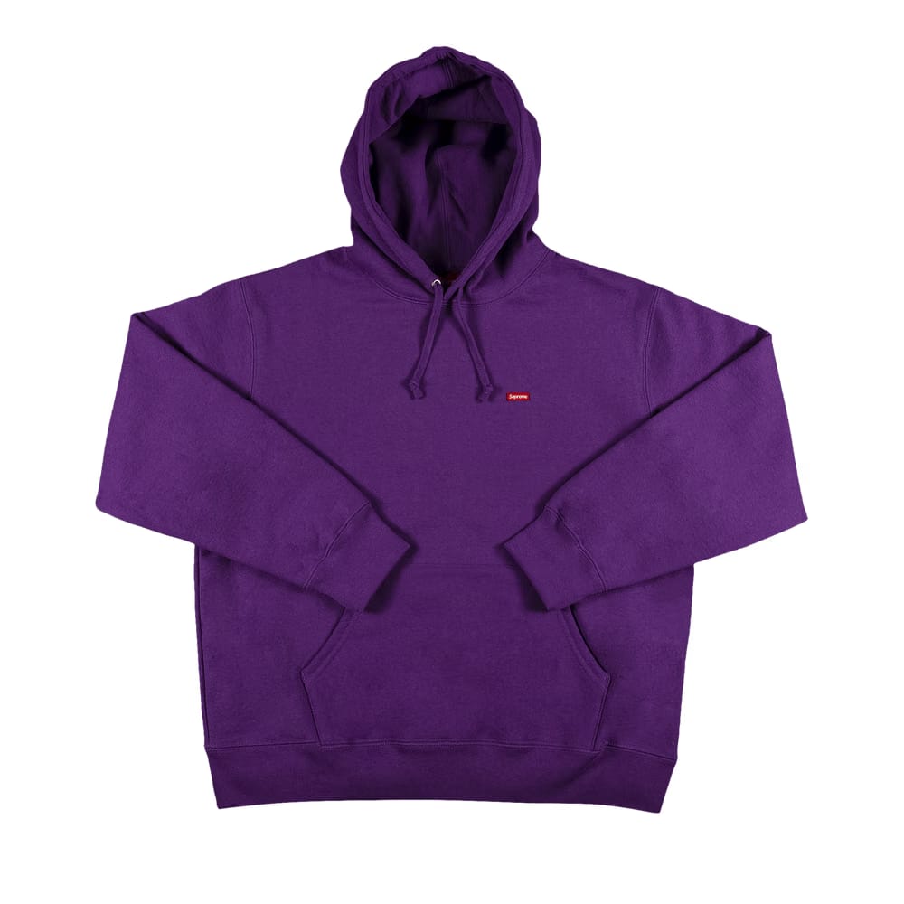 Supreme Small Box Hoodie Purple