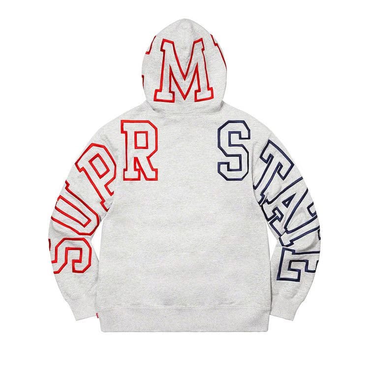 Supreme State Hoodie Ash Grey