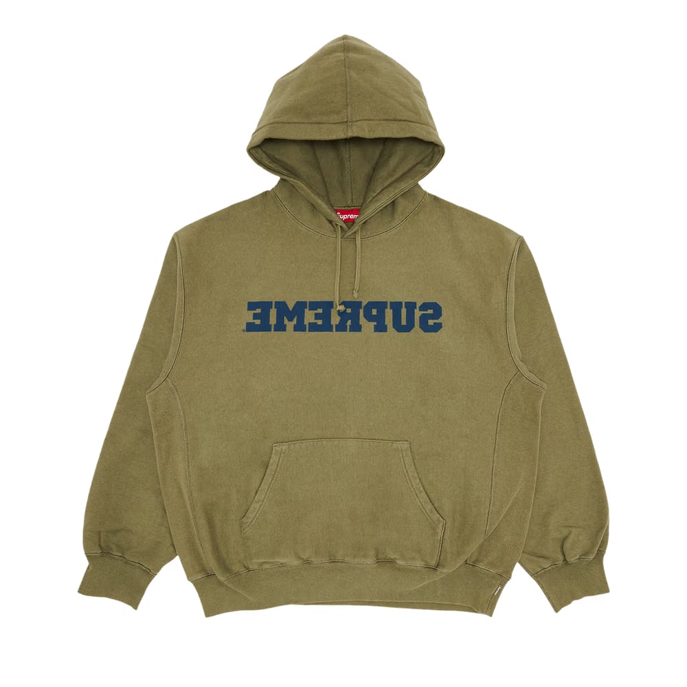 Supreme Reverse Hoodie Light Olive