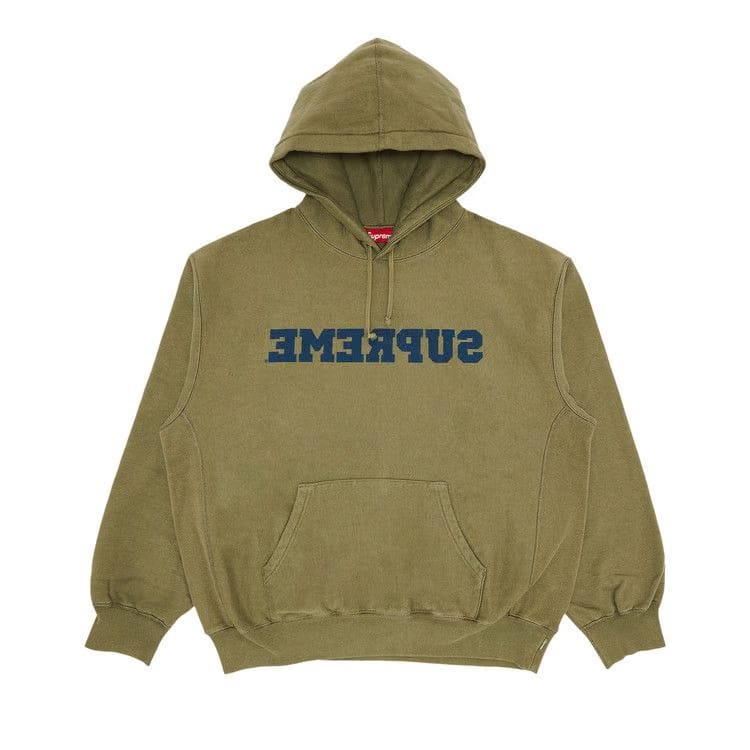 Supreme Reverse Hoodie Light Olive