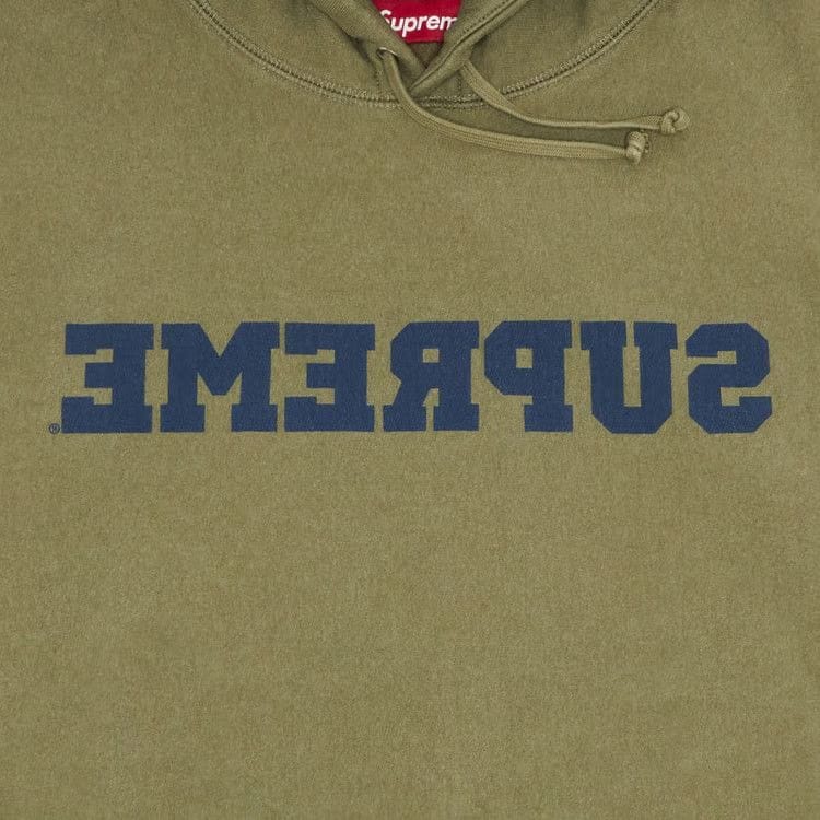 Supreme Reverse Hoodie Light Olive