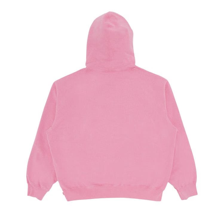 Supreme Contrast Cutout Hoodie Pink