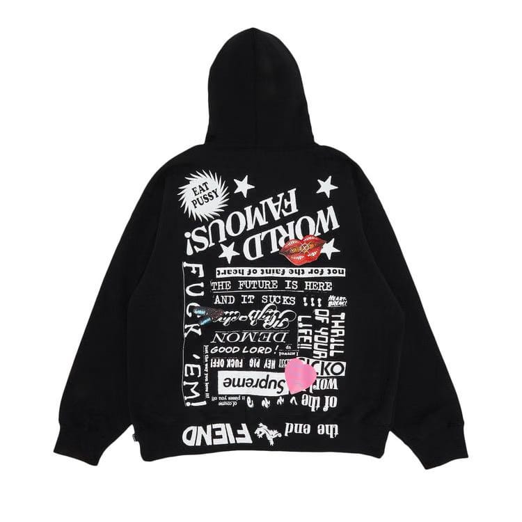 Supreme Fiend Hoodie Black