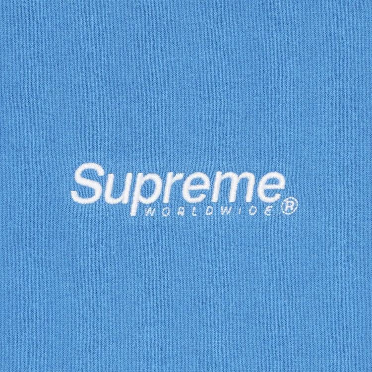 Supreme Worldwide Hoodie Blue