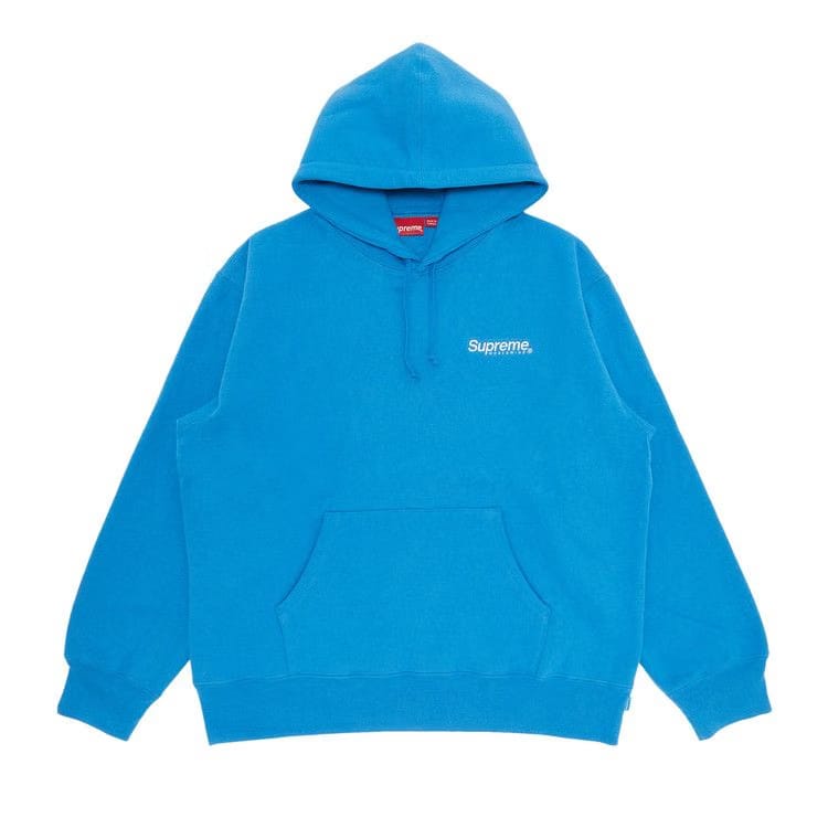 Supreme Worldwide Hoodie Blue