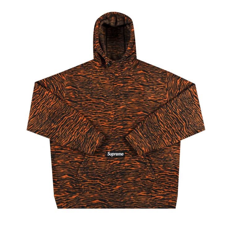 Supreme Polartec Hoodie Tiger