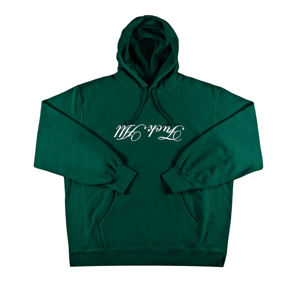 Supreme x Jamie Reid Fuck All Hoodie Dark Green