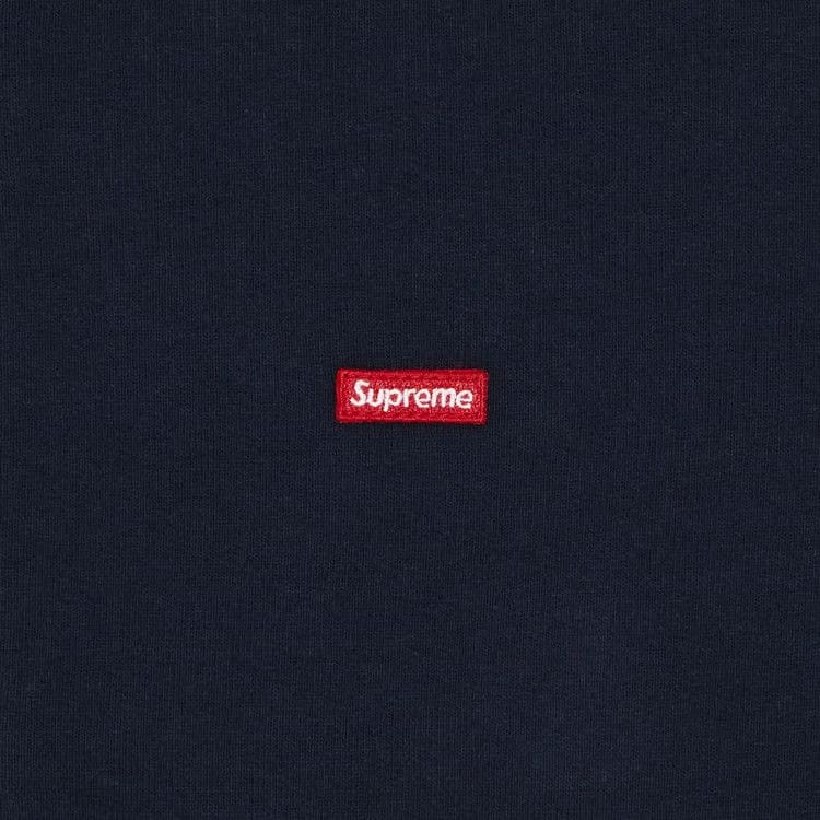 Supreme Small Box Zip Up Hoodie Navy