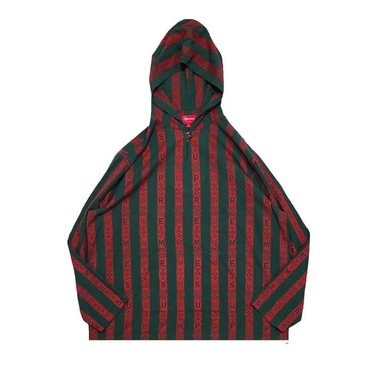 Supreme Baja Hooded Shirt Green
