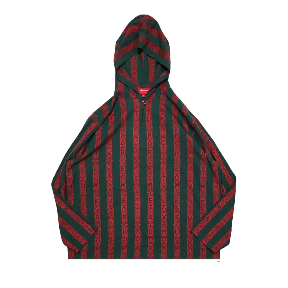 Supreme Baja Hooded Shirt Green