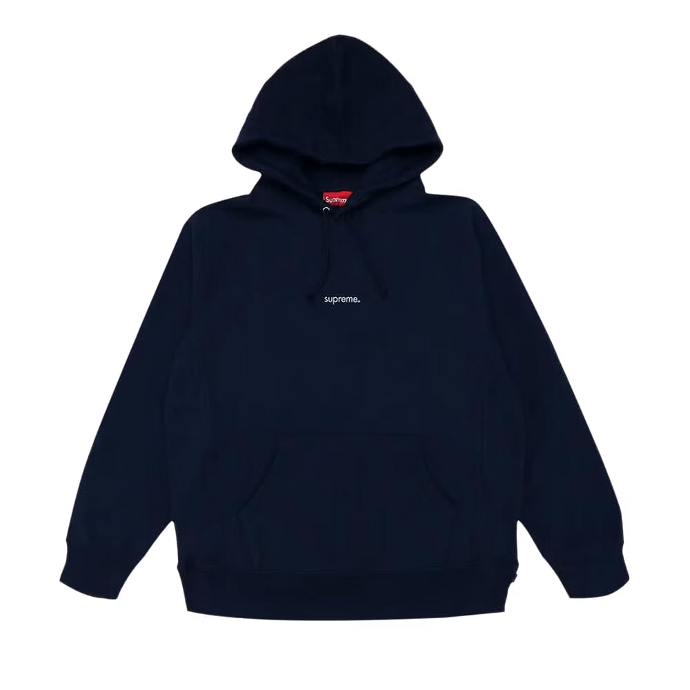 Supreme Trademark Hoodie Navy