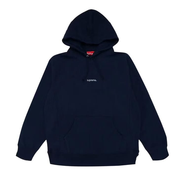 Supreme Trademark Hoodie Navy