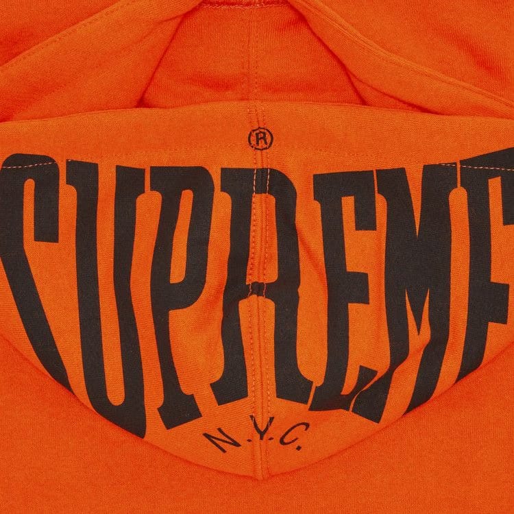 Supreme Warm Up Hoodie Bright Orange