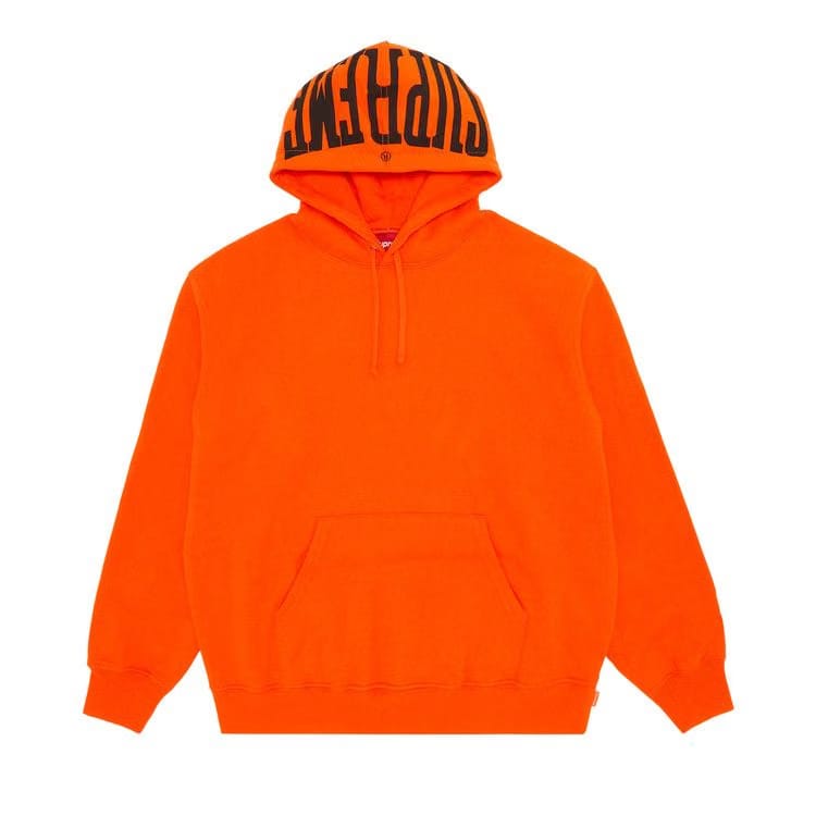 Supreme Warm Up Hoodie Bright Orange