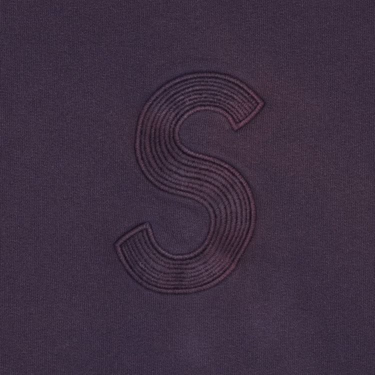 Supreme Overdyed S Logo Hoodie Purple