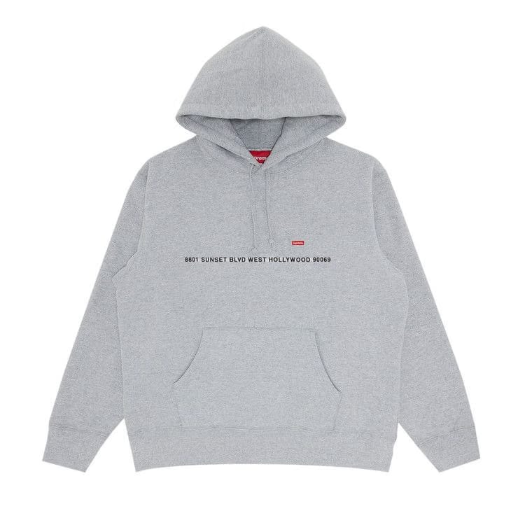 Supreme Shop Small Box Hoodie - Los Angeles Heather Grey