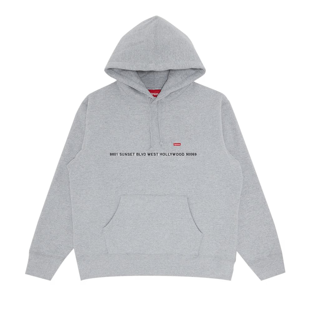 Supreme Shop Small Box Hoodie - Los Angeles Heather Grey