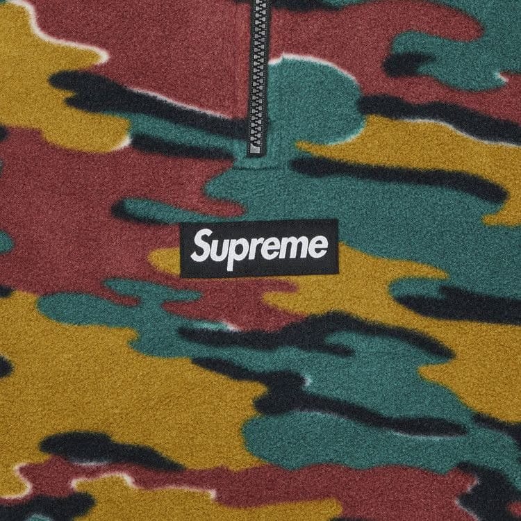 Supreme Polartec Facemask Half Zip Hoodie Camo