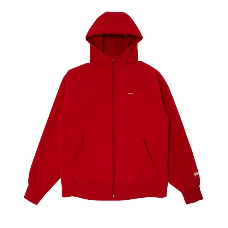 Supreme x WINDSTOPPER Zip Up Hoodie Red