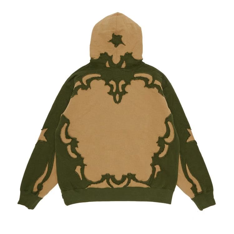 Supreme Western Cut Out Hoodie Dark Tan