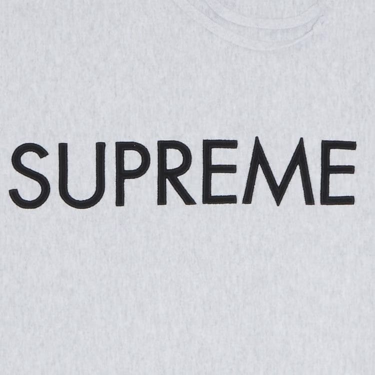 Supreme Capital Hoodie Ash Grey