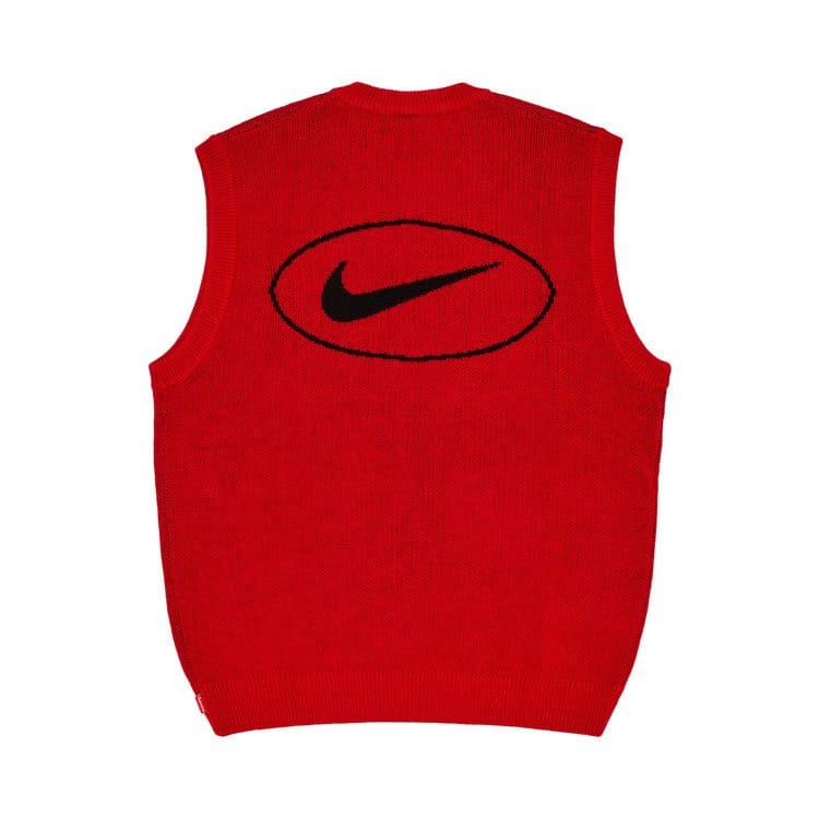 Supreme x Nike Sweater Vest Red