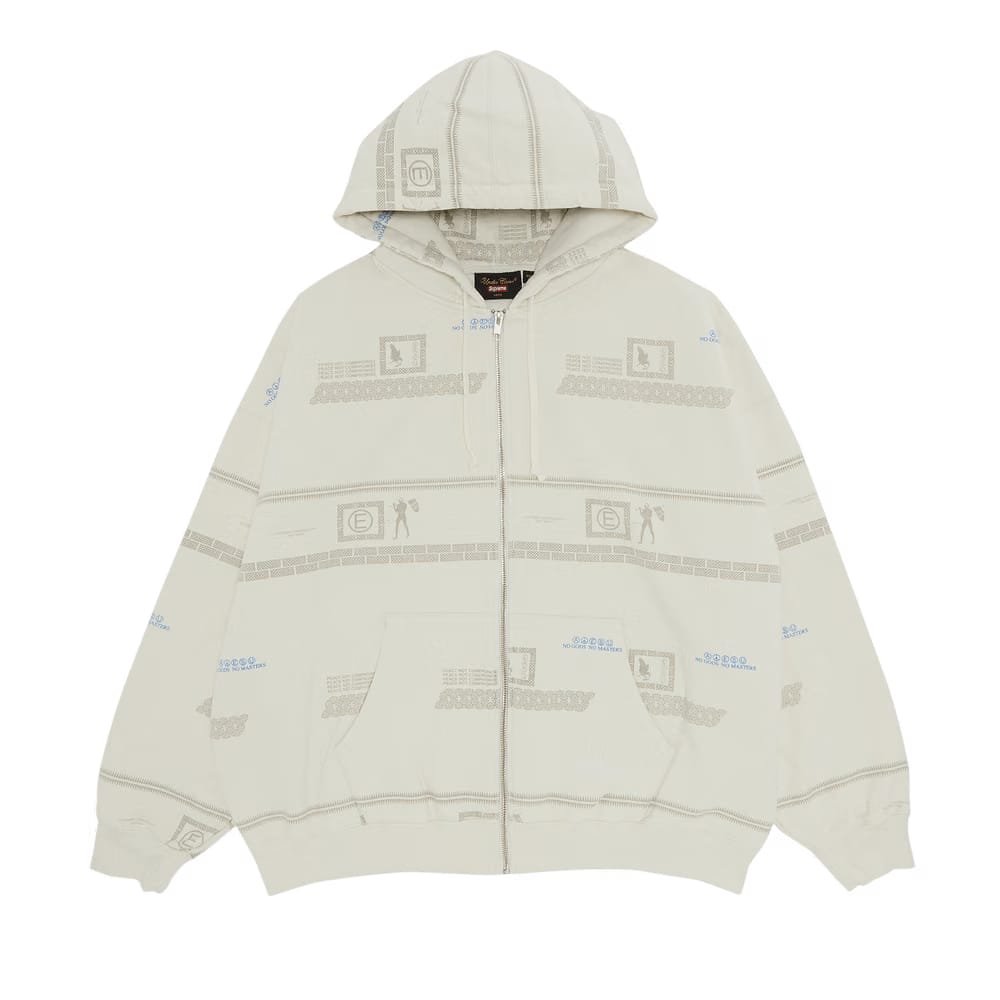 Supreme x UNDERCOVER Zip Up Hoodie Stone