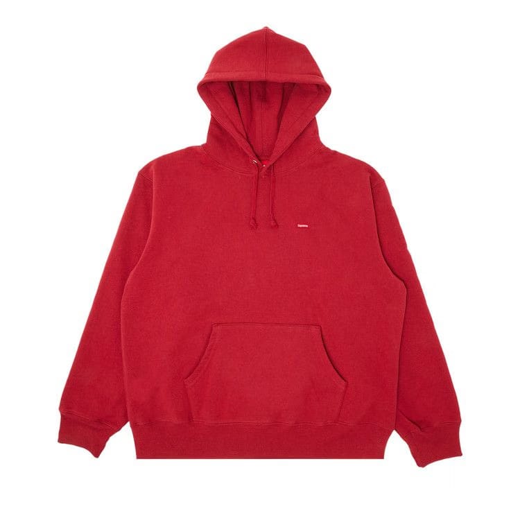 Supreme Small Box Hoodie Dark Red
