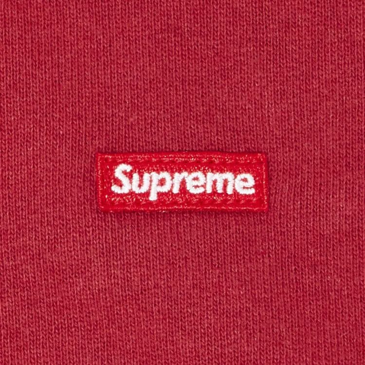 Supreme Small Box Hoodie Dark Red