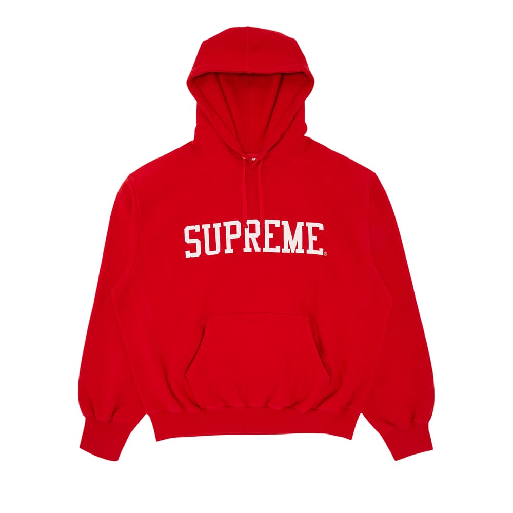 Supreme Varsity Hoodie Red
