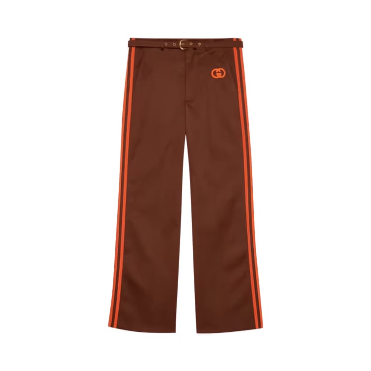Gucci x adidas Jersey Pant Dark Brown