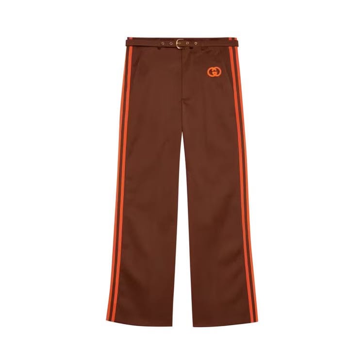 Gucci x adidas Jersey Pant Dark Brown